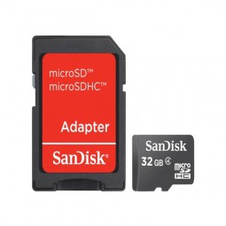 Cartão de Memória Micro SD SanDisk Ultra de 32GB