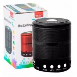 Mini Caixa de Som Portátil Bluetooth Mini Speaker WS-887