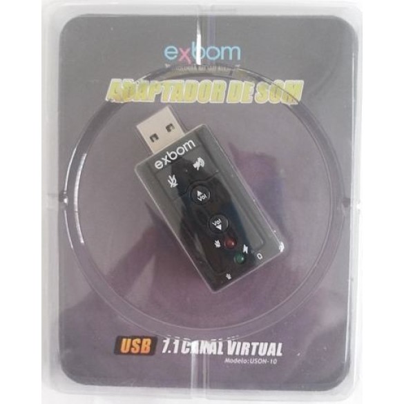 ADAPTADOR SOM -USB EXBOM USOM-10